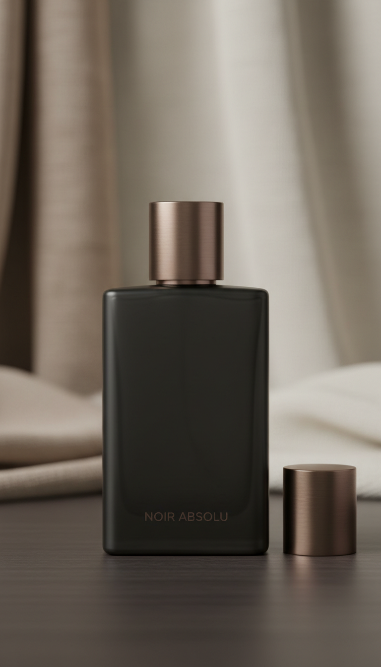Noir Absolu Eau de Parfum, Schwarzes Glas